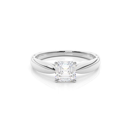 Asscher Diamond Rings