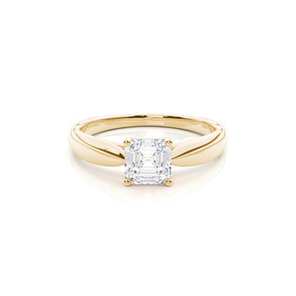 Asscher Diamond Rings