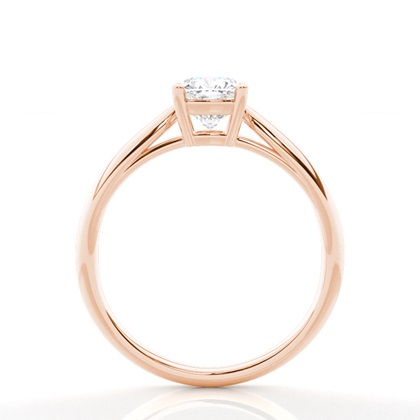 4.00 Carat Rose Gold Solitaire Engagement Rings