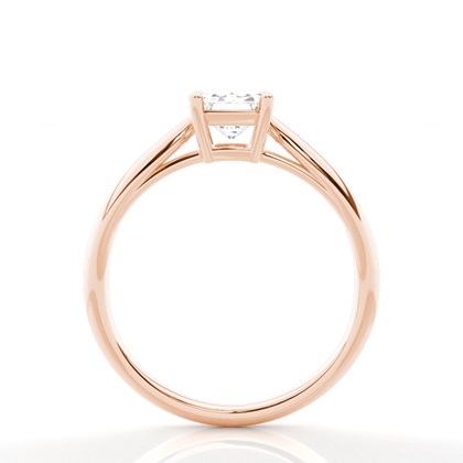4.00 Carat Rose Gold Solitaire Engagement Rings