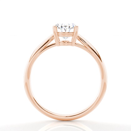 5.00 Carat Rose Gold Solitaire Engagement Rings