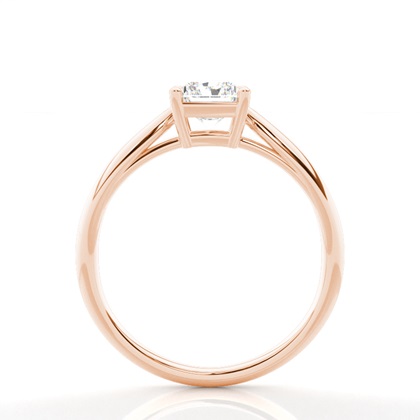 4.00 Carat Rose Gold Solitaire Engagement Rings