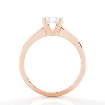 Solitär-Verlobungsring mit Krappenfassung