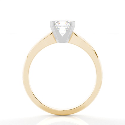 Solitär-Verlobungsring mit Krappenfassung