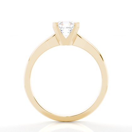 Solitär-Verlobungsring mit Krappenfassung