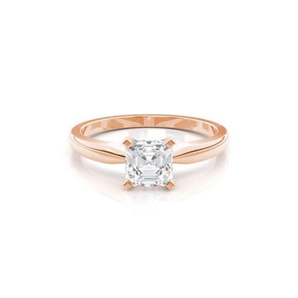Asscher Diamond Rings