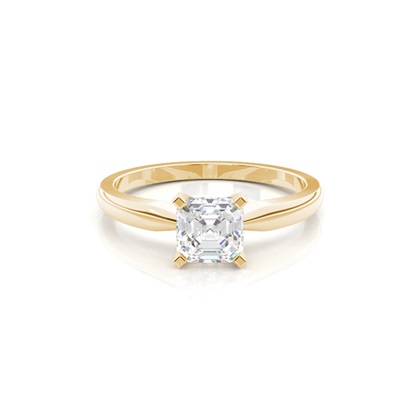 Asscher Diamond Rings