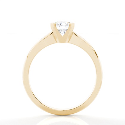 Solitär-Verlobungsring mit Krappenfassung