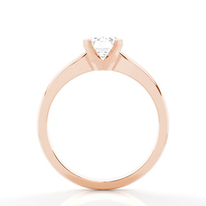 Solitär-Verlobungsring mit Krappenfassung