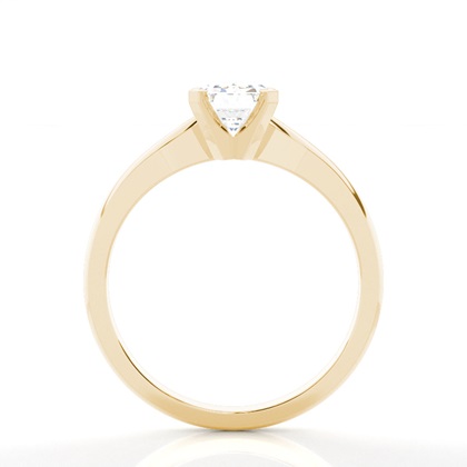 Solitär-Verlobungsring mit Krappenfassung