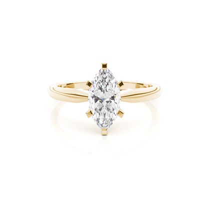 Yellow Gold Solitaire Engagement Rings