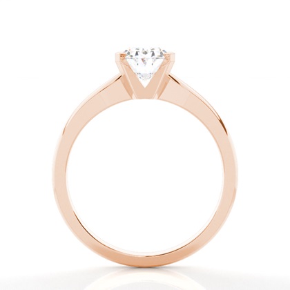 Solitär-Verlobungsring mit Krappenfassung