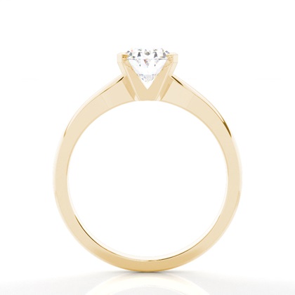 Solitär-Verlobungsring mit Krappenfassung