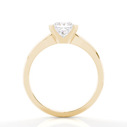 Solitär-Verlobungsring mit Krappenfassung