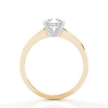 Solitär-Verlobungsring mit Krappenfassung