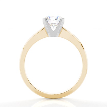 Solitär-Verlobungsring mit Krappenfassung