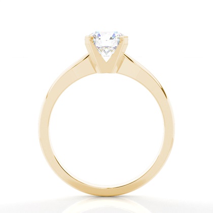 Solitär-Verlobungsring mit Krappenfassung