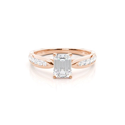Emerald-Cut Diamond Rings