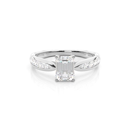 Emerald-Cut Diamond Rings