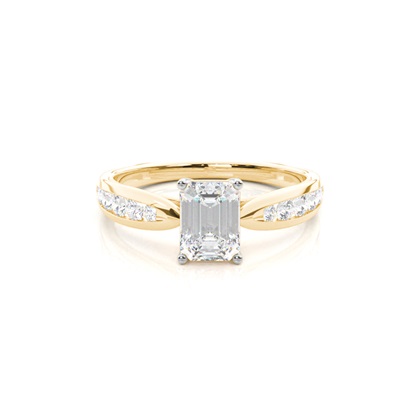Emerald-Cut Diamond Rings