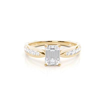 Emerald-Cut Diamond Rings