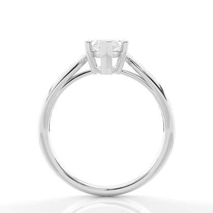 White Gold Side Stone Diamond Rings