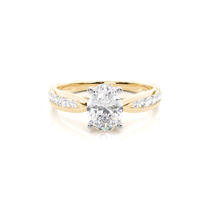 Oval Cut Diamond Rings