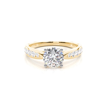 Mixed Metals Diamond Rings