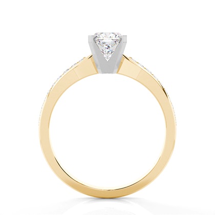 Cushion Cut Diamond Engagement Rings - 
