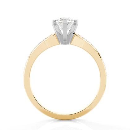 Marquise Schliff Mischmetalle Diamantringe