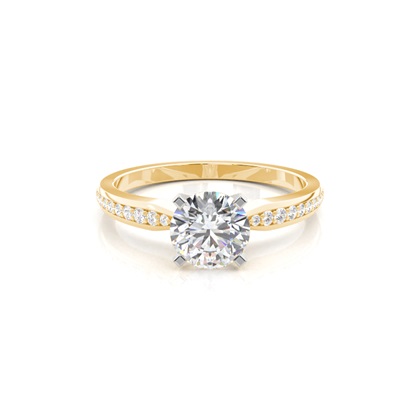 Mixed Metals Diamond Rings