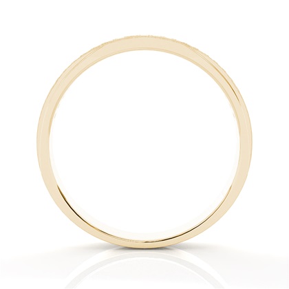 Channel Setting Round Diamond Wedding Band