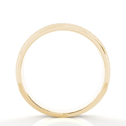 Micro Pave & Micro Krappenfassung runder Diamant Ehering