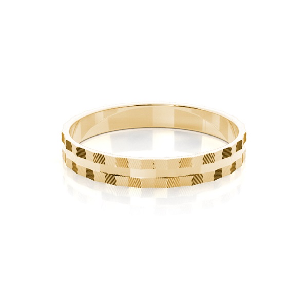 3.4mm Plain Wedding Band