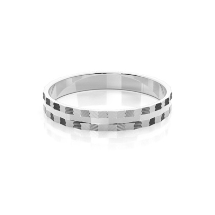 Men's White Gold Wedding Rings & Bands