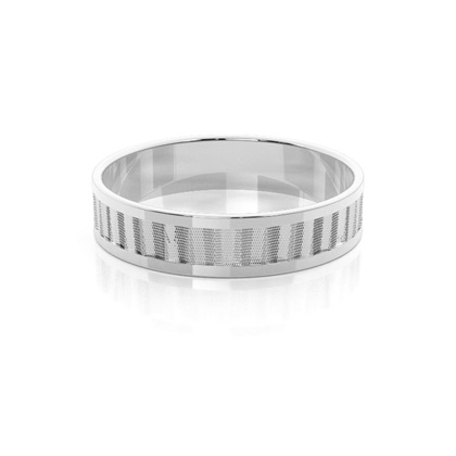 Men's White Gold Wedding Rings & Bands