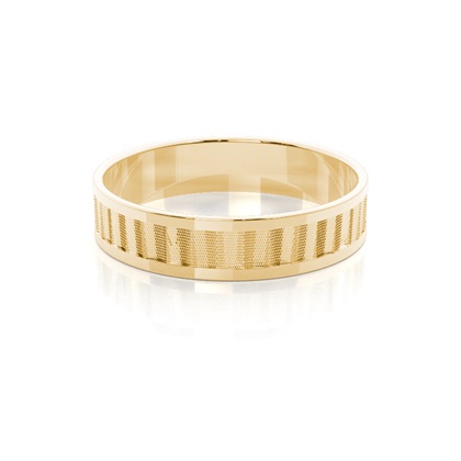 Men's Yellow Gold Wedding Rings & Bands