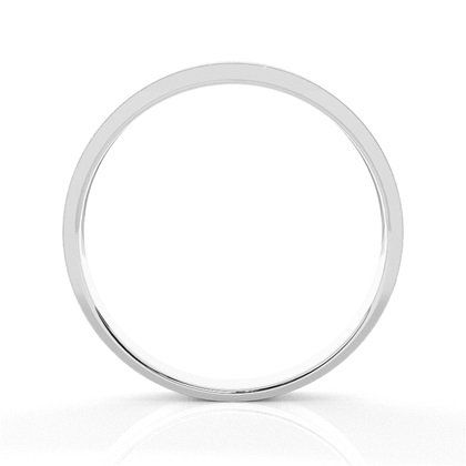 Runder Diamant Ehering in Kanalfassung