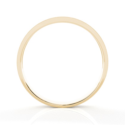 Runder Diamant Ehering in Kanalfassung