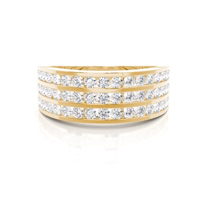 Yellow Gold Men's Diamond Rings