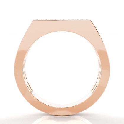 Rose Gold Men's Diamond Rings