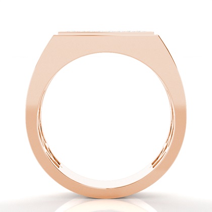 Rose Gold Men's Diamond Rings