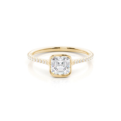 Asscher Diamond Rings