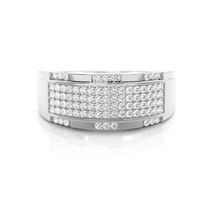 White Gold Men's Diamond Rings