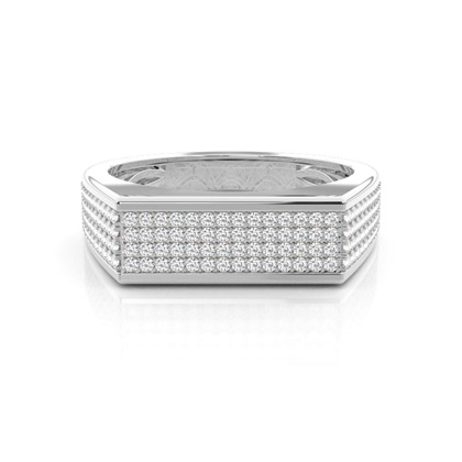 White Gold Men's Diamond Rings