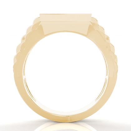 Yellow Gold Men's Diamond Rings