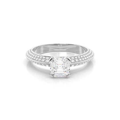 Asscher Diamond Rings