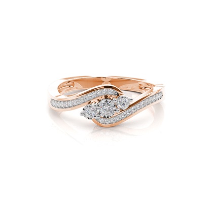 Rose Gold Everyday Diamond Rings