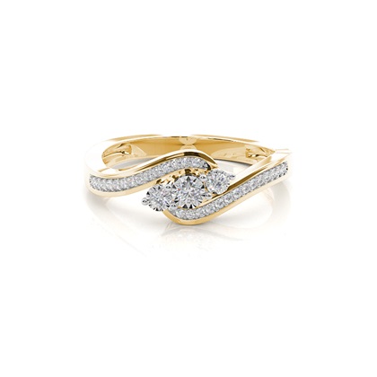 Yellow Gold Everyday Diamond Rings
