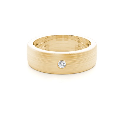 Men's Yellow Gold Wedding Rings & Bands